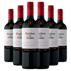 KIT com 6 Vinhos Concha y Toro Casillero Del Diablo Cabernet Sauvignon 750ml