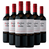 KIT com 6 Vinhos Concha y Toro Casillero Del Diablo Cabernet Sauvignon 750ml