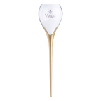 Taça Beach Boccati para Vinho/Espumante em Poliestireno 520 ml (haste dourada)
