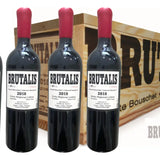 Brutalis Vinho Tinto Português kit com 4 Caixas De Madeira 16 unidades 750ml Promoção
