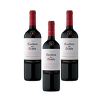KIT com 3 Vinhos Concha y Toro Casillero Del Diablo Cabernet Sauvignon 750ml