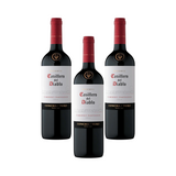 KIT com 3 Vinhos Concha y Toro Casillero Del Diablo Cabernet Sauvignon 750ml