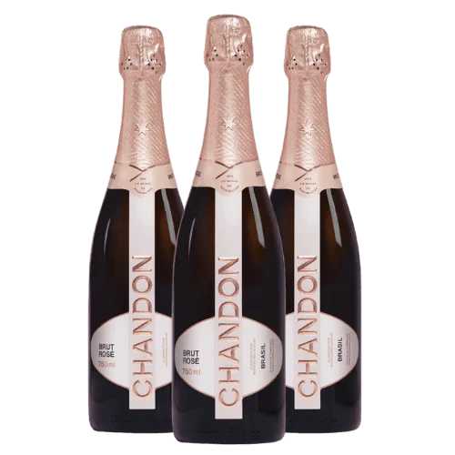 Kit de 3 Vinhos Espumantes – Chandon Rosé