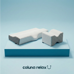 Kit com Travesseiro Cervical Coluna Relax + Apoio de Joelhos Coluna Relax