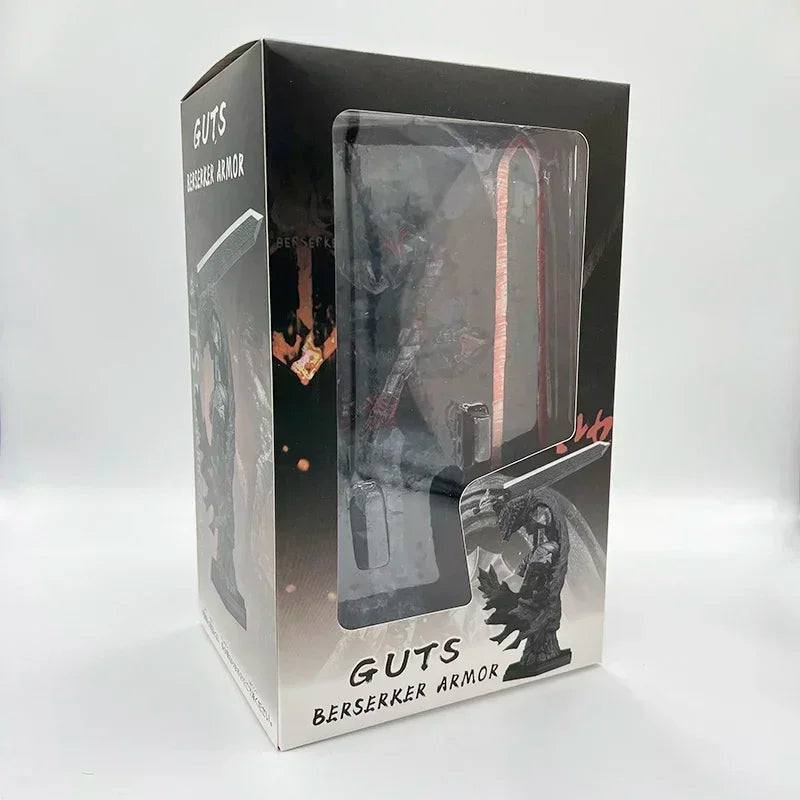 Figura de Anime Berserk Guts de 36cm, Figura de Ação com Armadura Berserker, Modelo Colecionável Zodd/Cavaleiro da Morte