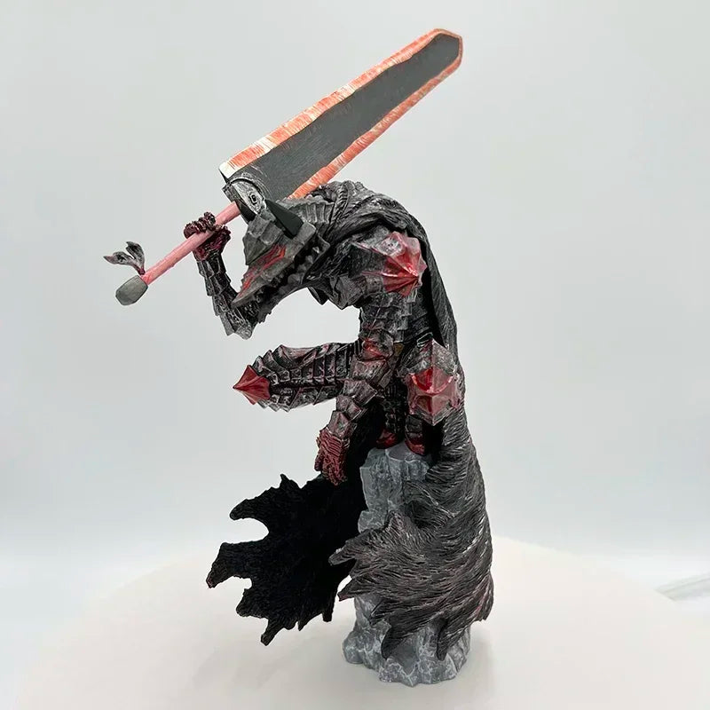 Figura de Anime Berserk Guts de 36cm, Figura de Ação com Armadura Berserker, Modelo Colecionável Zodd/Cavaleiro da Morte