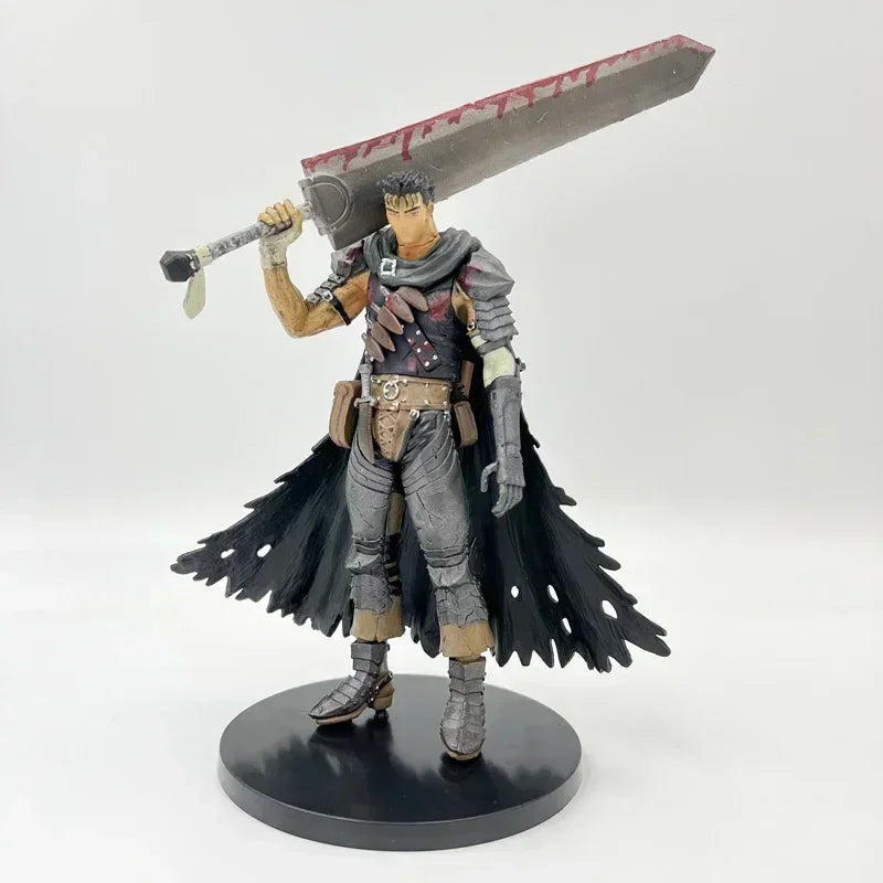 Figura de Anime Berserk Guts de 36cm, Figura de Ação com Armadura Berserker, Modelo Colecionável Zodd/Cavaleiro da Morte