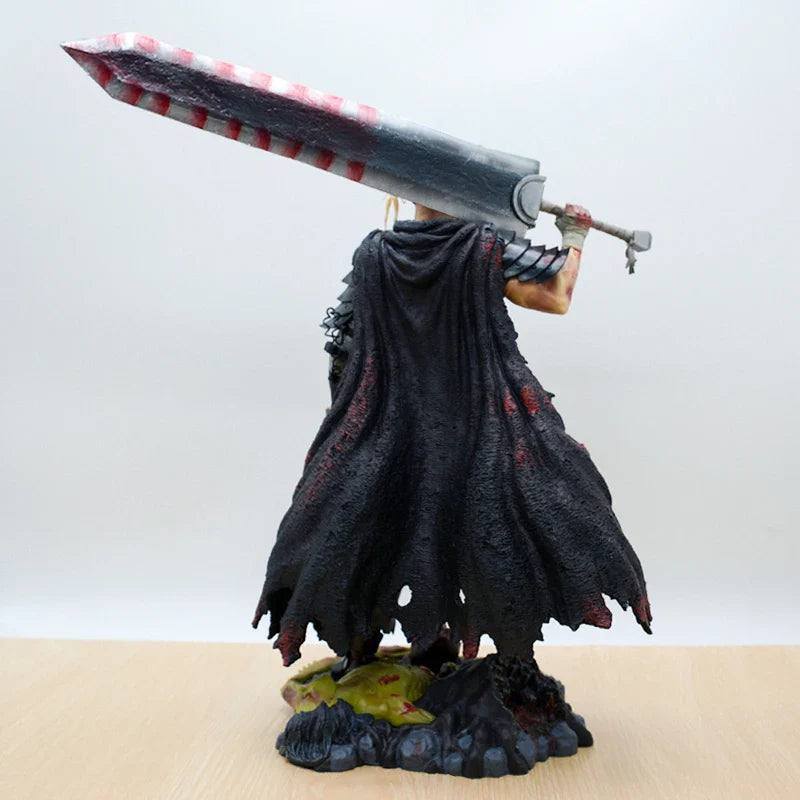 Figura de Anime Berserk Guts de 36cm, Figura de Ação com Armadura Berserker, Modelo Colecionável Zodd/Cavaleiro da Morte