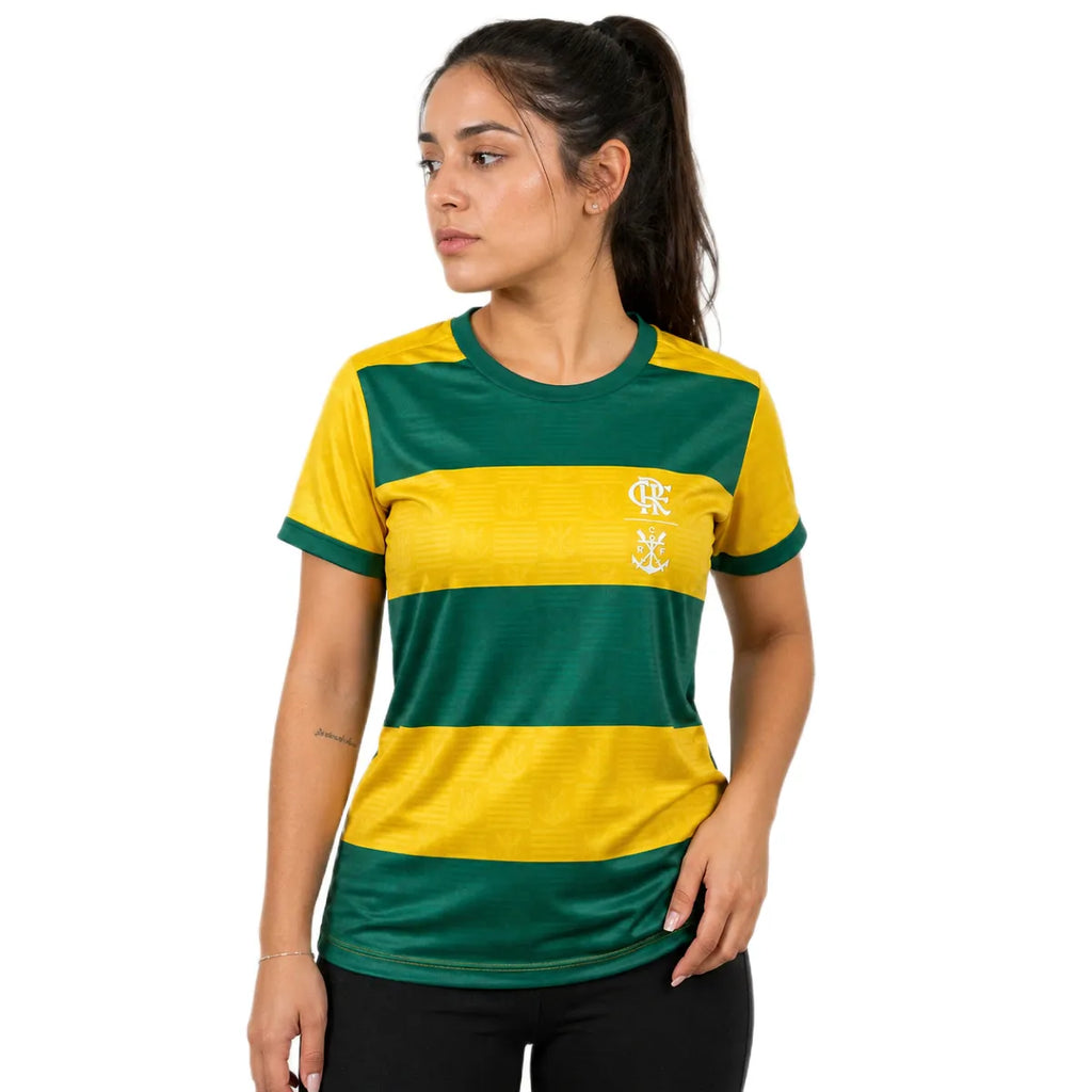 Camisa Seleção Edição Flamengo - Copa do Mundo - Versão Feminina
