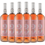 Pack 6 Unidades Vinho 3 Bocas Rosé
