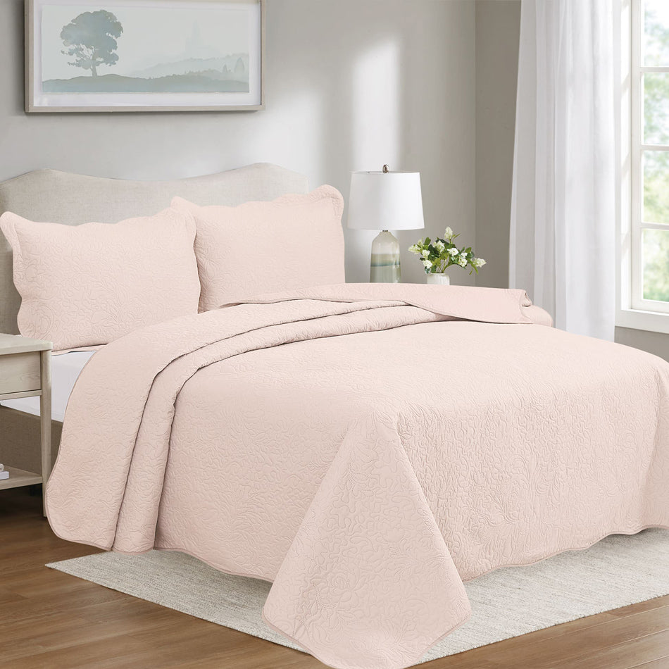 Colcha Matelasse Queen Cores 3pçs Camesa 240x260cm Cobre Leito