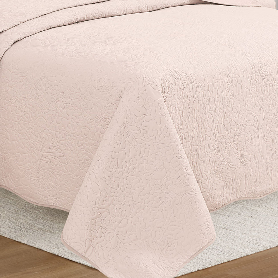 Colcha Matelasse Queen Cores 3pçs Camesa 240x260cm Cobre Leito