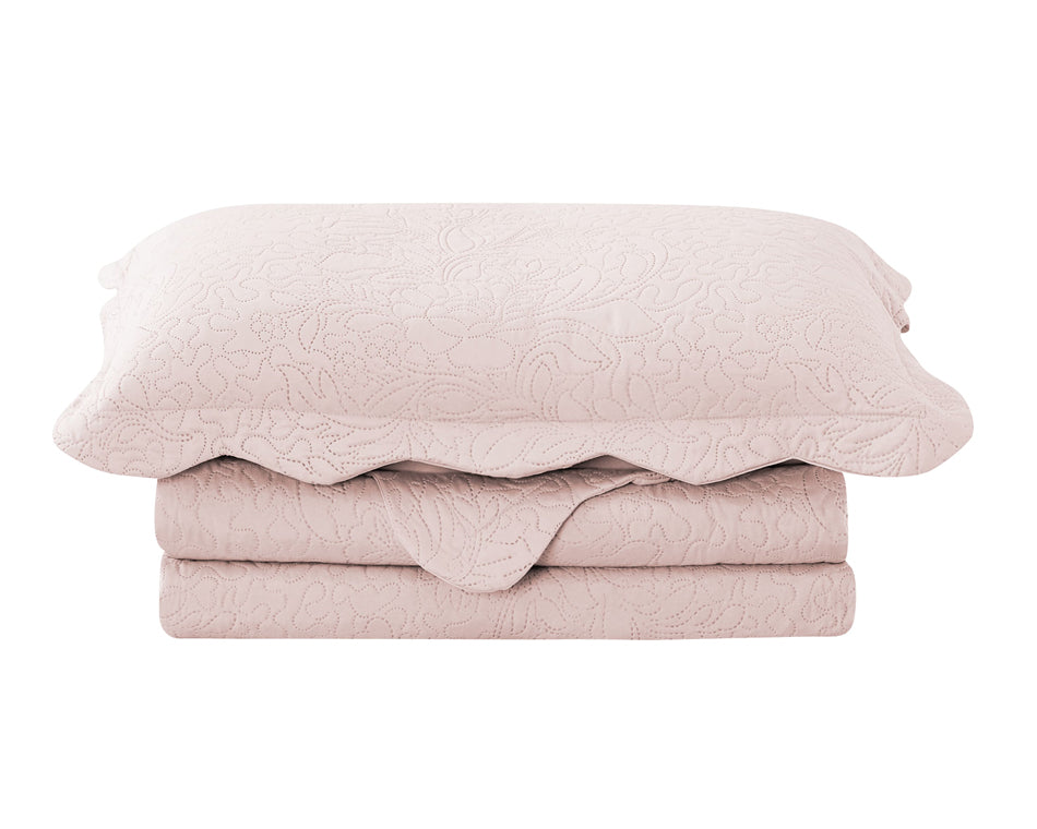 Colcha Matelasse Queen Cores 3pçs Camesa 240x260cm Cobre Leito
