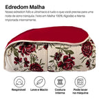 Edredom Malha 100% Algodão Casal Solteiro Queen E King Cobertor Dupla Face Antialérgico Premium Flower