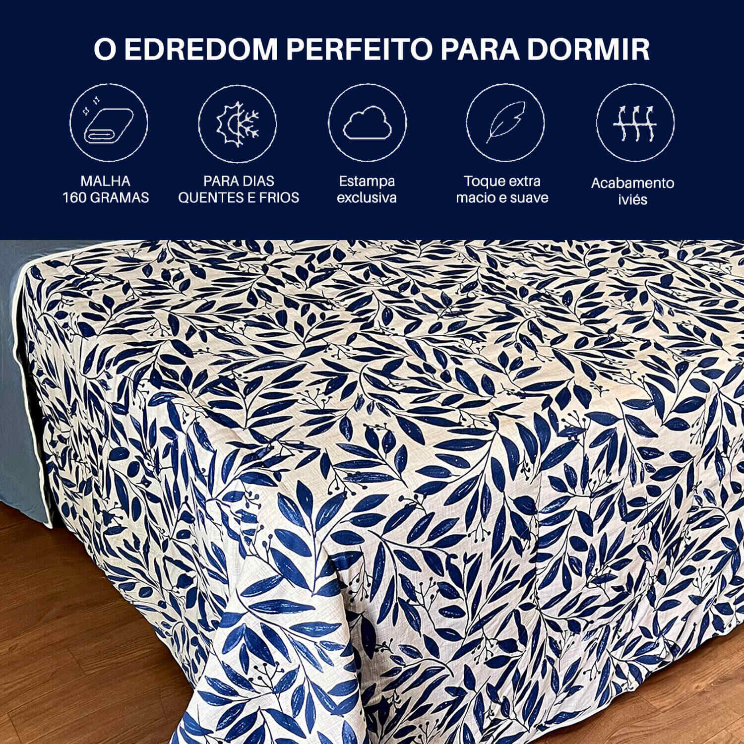 Edredom Malha 100% Algodão Casal Solteiro Queen E King Cobertor Dupla Face Antialérgico Premium Poa