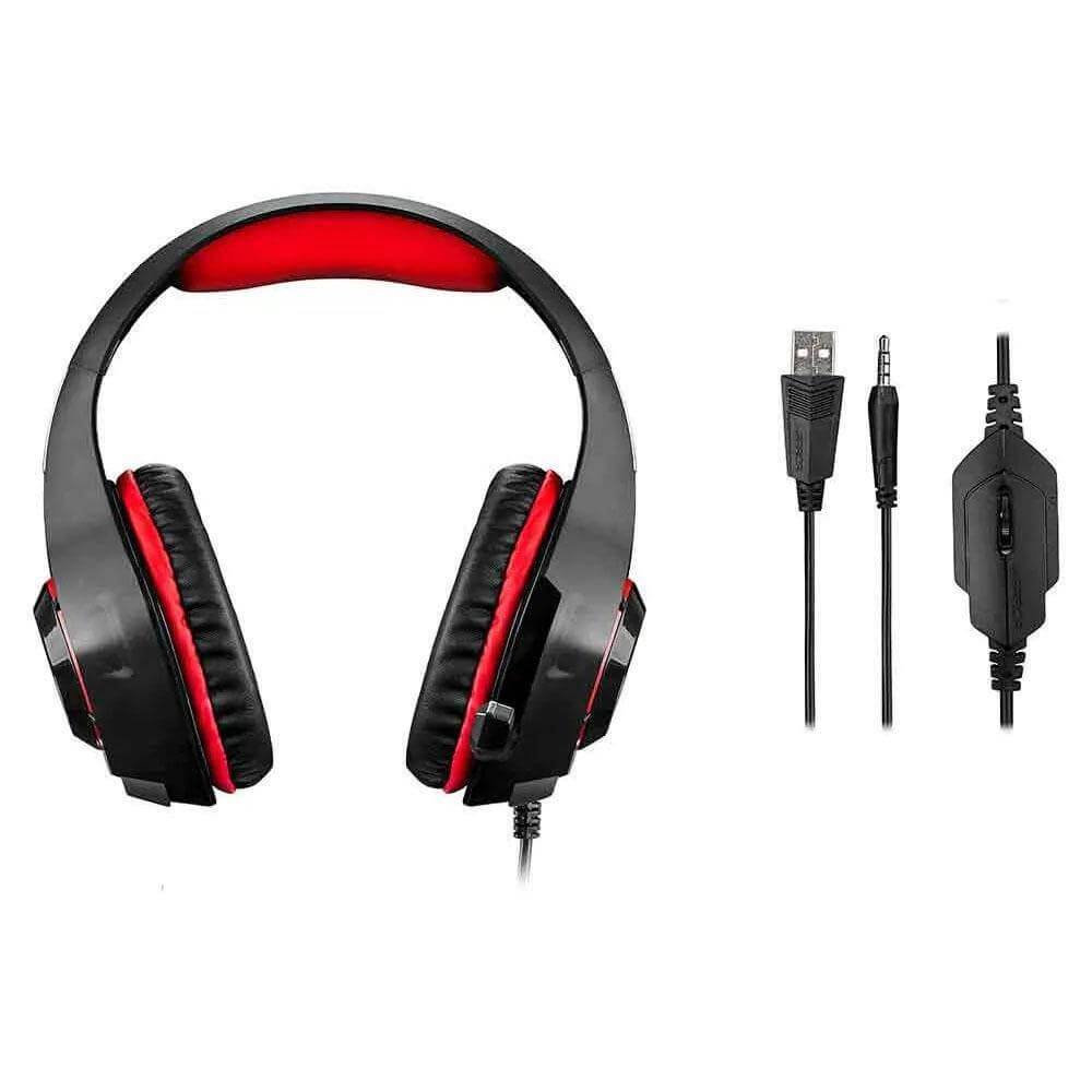 Headset Gamer Warrior Rama P3 e USB LED PH219