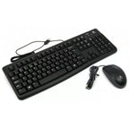 Kit Teclado e Mouse Logitech MK120 1000DPI ABNT2