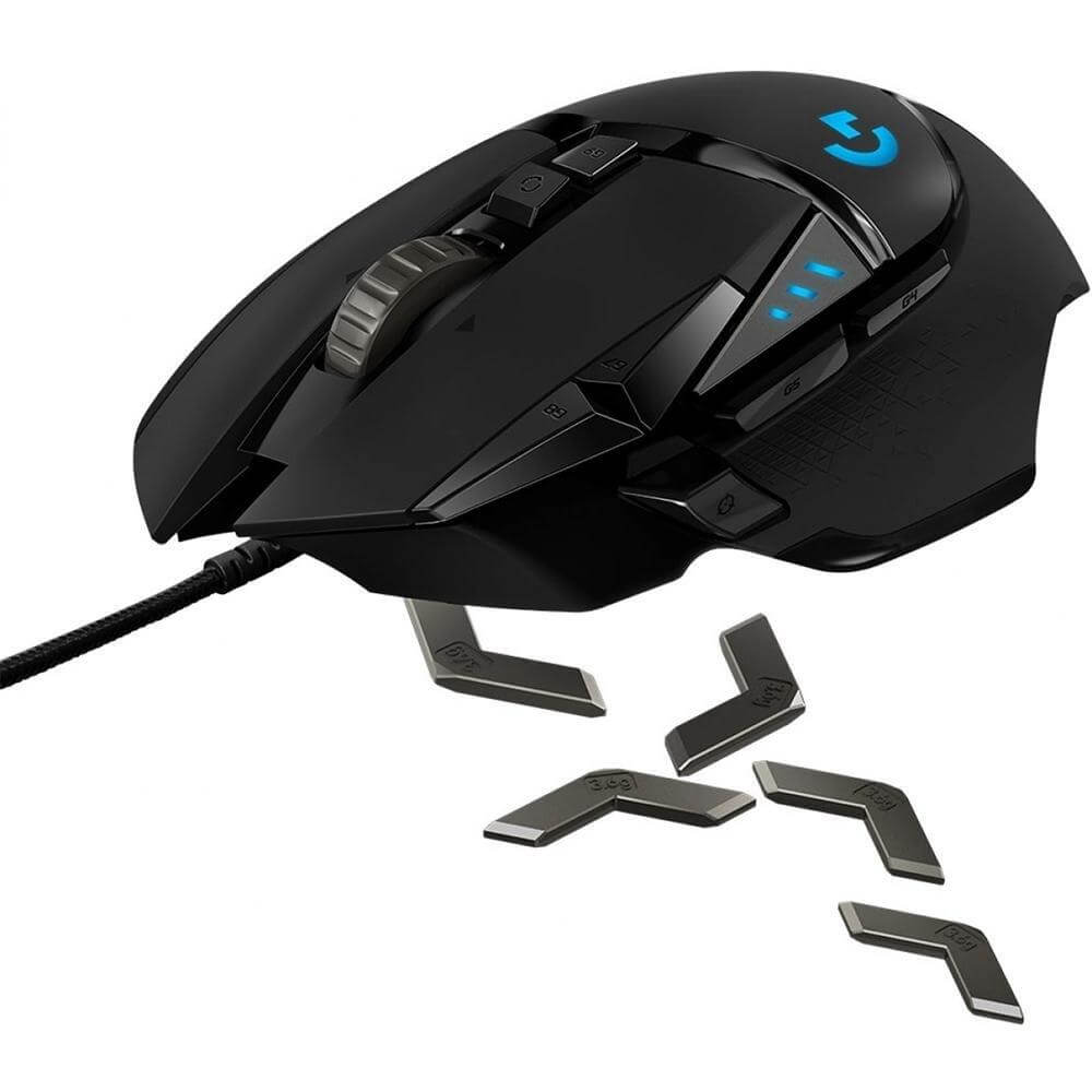 Mouse Gamer Logitech G502 Hero 16K DPI RGB Lightsync