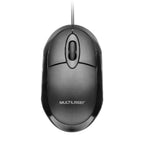 Mouse Multilaser USB Classic Box Preto - MO300