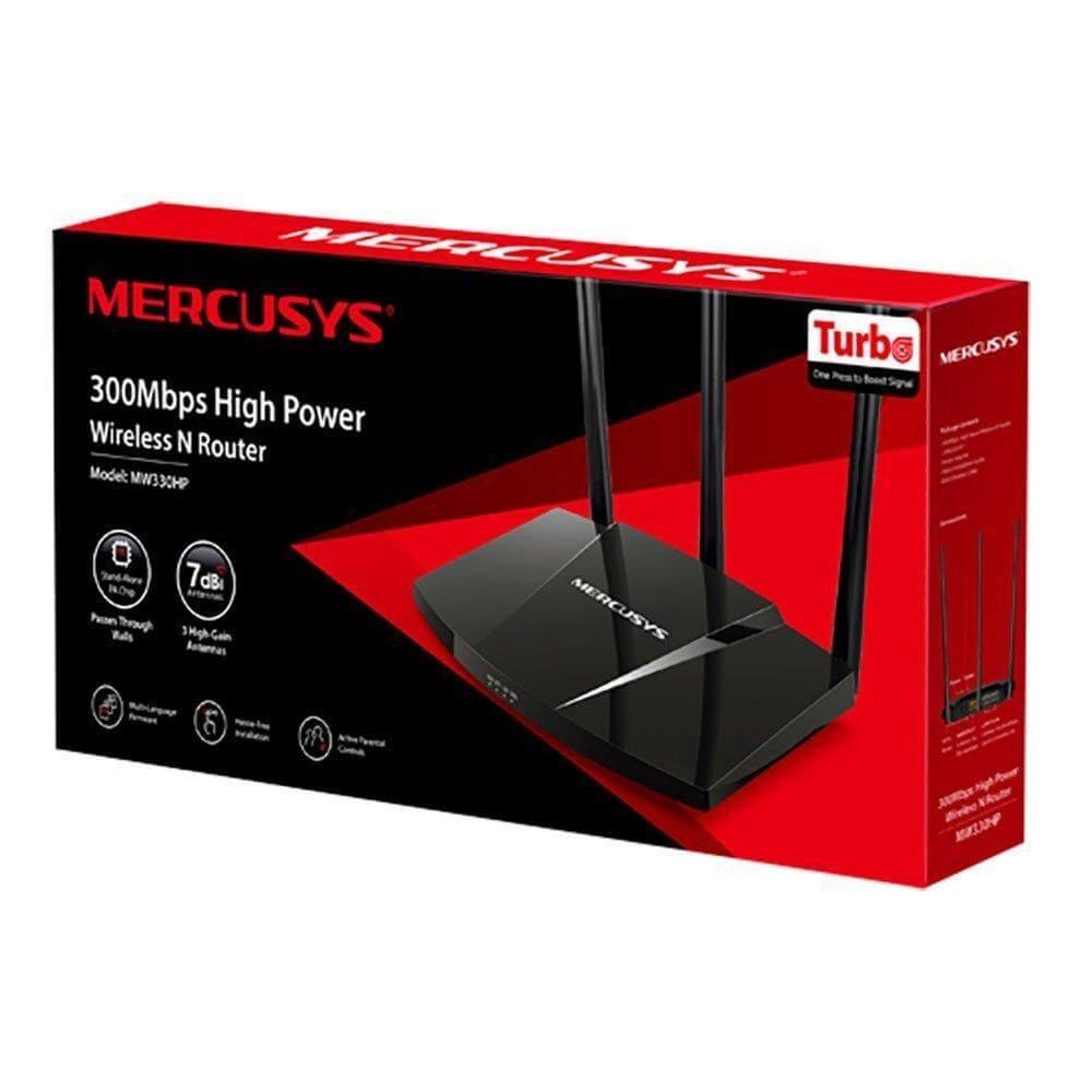 Roteador Mercusys Wireless 300Mbps, 3 Antenas - MW330HP