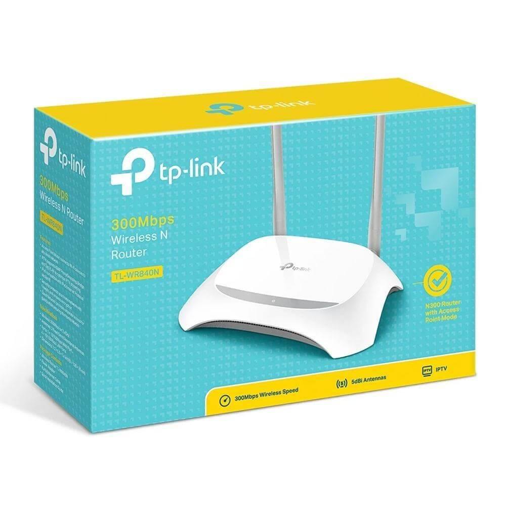 Roteador Wireless TP-Link 2 Antenas 300Mbps - TL-WR840N