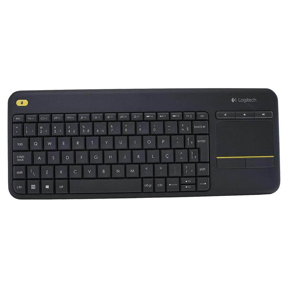 Teclado Com Touchpad Wireless Logitech K400 Plus