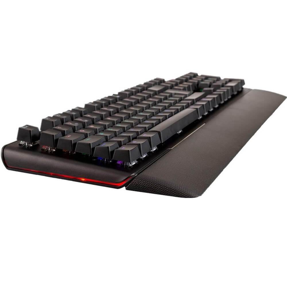 Teclado Gamer DAZZ Mecânico Predator LED RGB ABNT2
